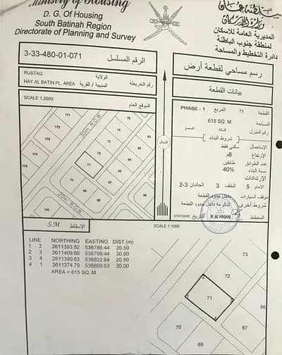 Residential Land for Sale in Al Rustaq, Al Batinah - Residential Land For Sale in Al Rustaq, Al Batinah