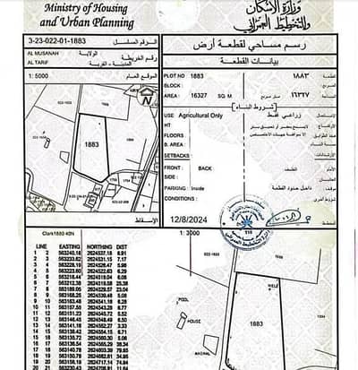 Residential Land for Sale in Al Masn'a, Al Batinah - Residential Land For Sale in Al Masn'a, Al Batinah