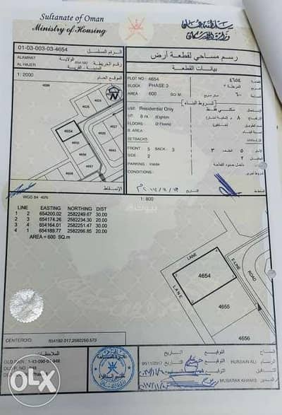 ارض سكنية  للبيع في العامرات، مسقط - أرض سكنية للبيع في الأمارات، مسقط
