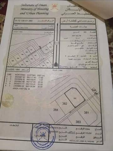 ارض سكنية  للبيع في إبراء، الشرقية - أرض سكنية للبيع في إبراء، الشرقية