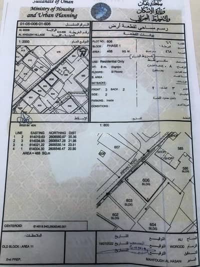 ارض سكنية  للبيع في السيب، مسقط - أرض سكنية للبيع في السيب، مسقط