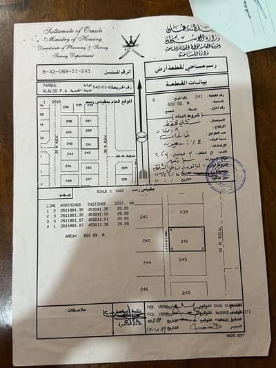 Residential Land for Sale in Yunqul, Al Dhahirah - Residential Land For Sale in Yunqul, Al Dhahirah