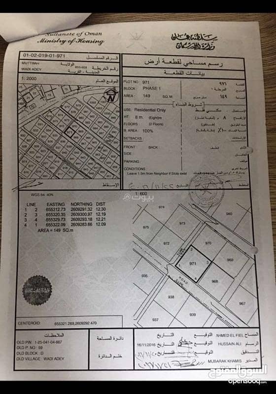 شقة مكونة من غرفتين للبيع في روي، مسقط شقة مكونة من غرفتين للبيع في روي، مسقط