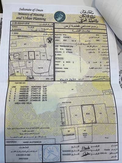 ارض سكنية  للبيع في شناص، الباطنة - أرض سكنية للبيع في شناص، الباطنة
