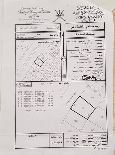 ارض سكنية  للبيع في العامرات، مسقط - أرض سكنية للبيع في الأمارات، مسقط
