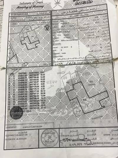 Residential Land for Sale in Al Khoud, Muscat - Residential Land For Sale in Al Khoud, Muscat