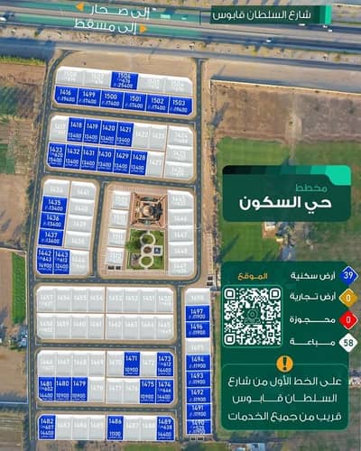 Residential Land for Sale in Barka, Al Batinah - Residential Land For Sale in Barka, Al Batinah