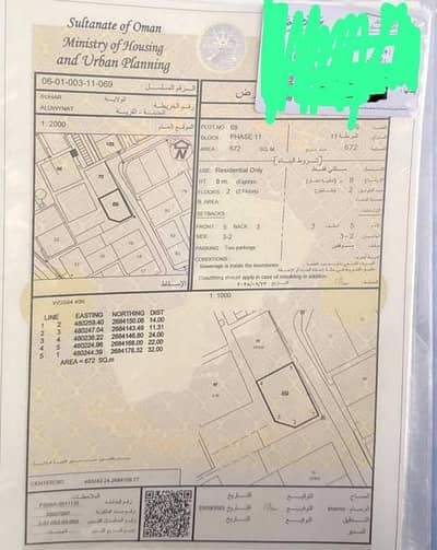 Residential Land for Sale in Sohar, Al Batinah - Residential Land For Sale in Sohar, Al Batinah