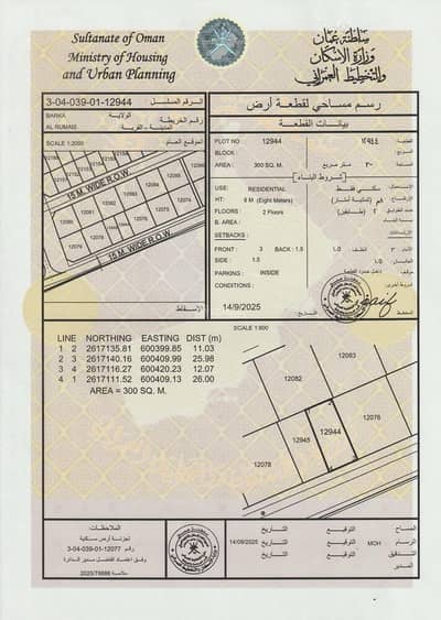 ارض سكنية  للبيع في بركاء، الباطنة - الأرض السكنية للبيع في بركة، الباطنة