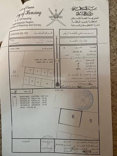 Residential Land for Sale in Barka, Al Batinah - Residential Land For Sale in Barka, Al Batinah