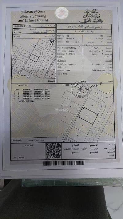 Residential Land for Sale in Barka, Al Batinah - Residential Land For Sale in Barka, Al Batinah