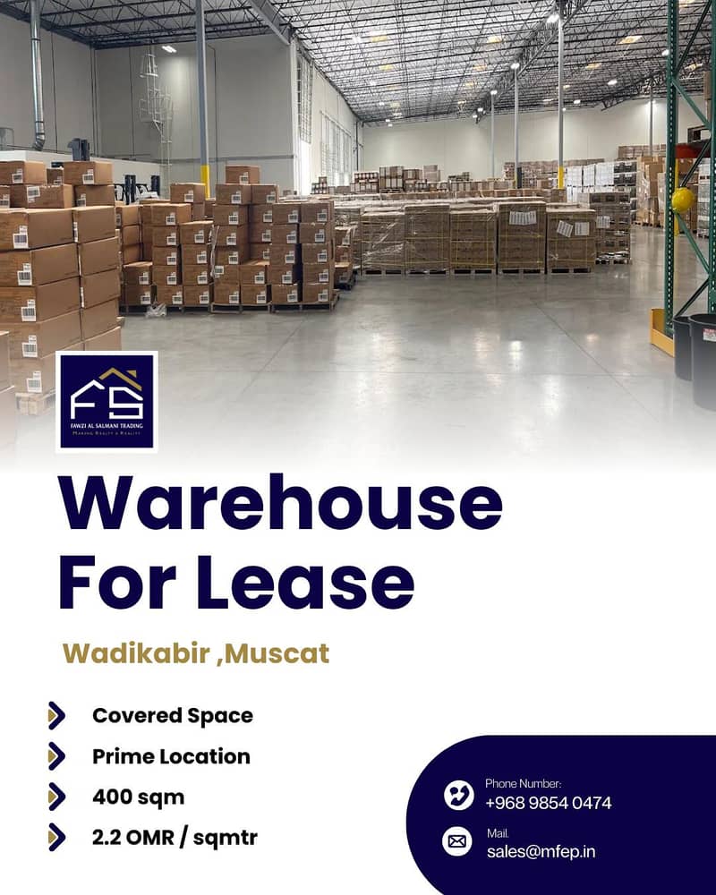 400 SQM Other Commercial For Rent in Al Wadi Al Kabir, Muscat 400 SQM Other Commercial For Rent in Al Wadi Al Kabir, Muscat