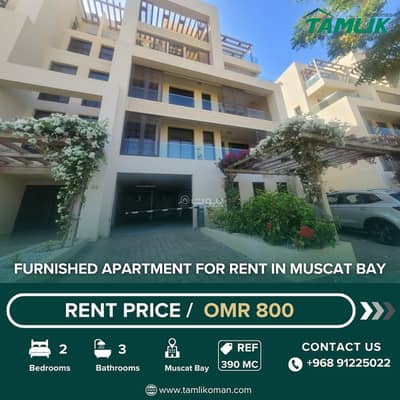 شقة 2 غرفة نوم للايجار في قنتب، مسقط - شقة مكونة من غرفتين للإيجار في قنتب، مسقط