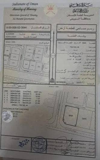 ارض سكنية  للبيع في البريمي، البريمي - أرض سكنية للبيع في البريمي