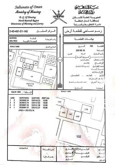 Residential Land for Sale in Suwaiq, Al Batinah - Residential Land For Sale in Suwaiq, Al Batinah