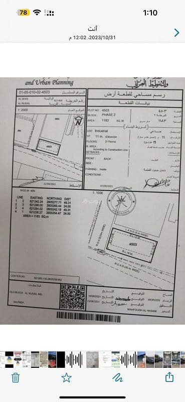 Residential Land for Rent in Al Rusayl, Muscat - Residential Land For Rent in Al Rusayl, Muscat