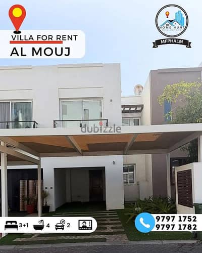 فیلا 4 غرف نوم للايجار في الموج، مسقط - فيلا 4 غرف نوم للإيجار في الموج (الموج) ، مسقط