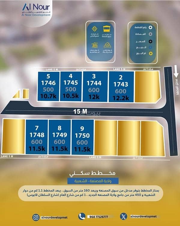 أرض سكنية للبيع في باركا، الباطنة أرض سكنية للبيع في باركا، الباطنة