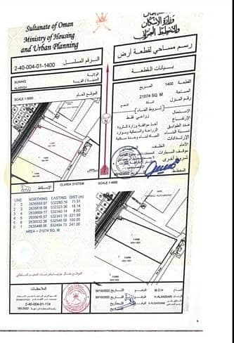 Residential Land for Sale in Suwaiq, Al Batinah - Residential Land For Sale in Suwaiq, Al Batinah