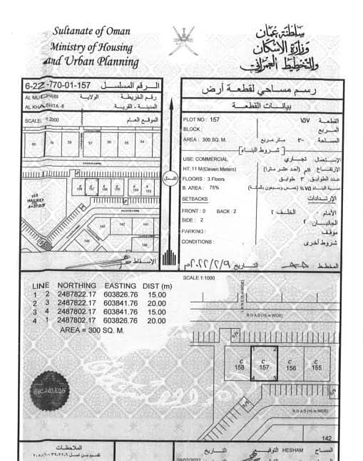 Residential Land For Sale in Al Mudaibi, Al Sharqiya Residential Land For Sale in Al Mudaibi, Al Sharqiya