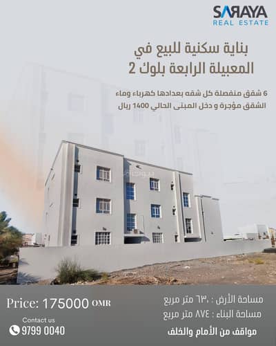 مجمع تجاري  للبيع في المعبيلة، مسقط - مبنى تجاري للبيع في المبللة، مسقط