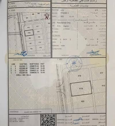 Residential Land for Sale in Al Jafnayn, Muscat - Residential Land For Sale in Al Jafnayn, Muscat
