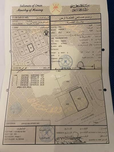 ارض سكنية  للبيع في قريات، مسقط - أرض سكنية للبيع في قرية ريّات، مسقط