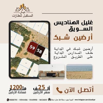 ارض سكنية  للبيع في السويق، الباطنة - أرض سكنية للبيع في سويع في منطقة الباطنة