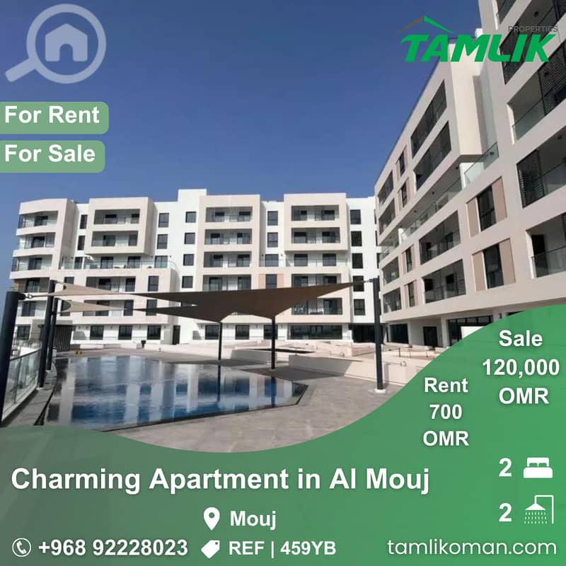 Charming Apartment for Rent & Sale in Al Mouj REF 459YB Bayut.om