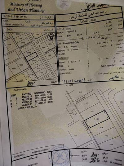 Residential Land for Sale in Liwa, Al Batinah - Residential Land For Sale in Liwa, Al Batinah