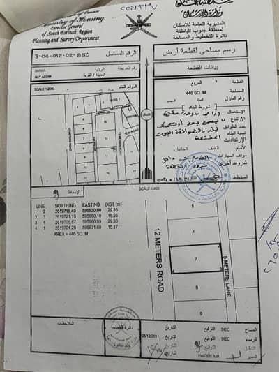 Residential Land for Sale in Barka, Al Batinah - Residential Land For Sale in Barka, Al Batinah