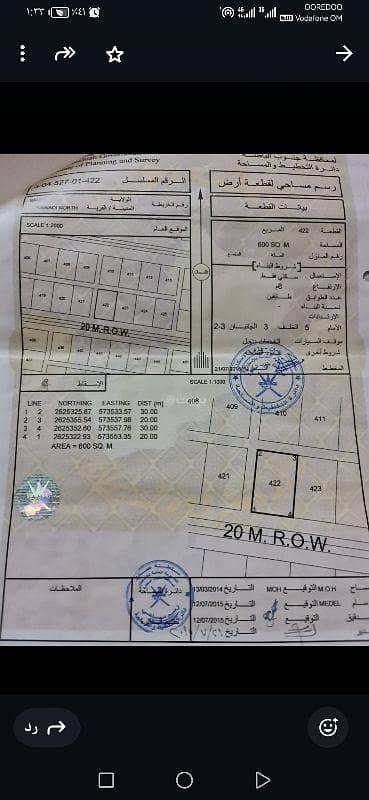 ارض سكنية  للبيع في بركاء، الباطنة - أرض سكنية للبيع في البركاء، الباطنة