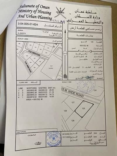 ارض سكنية  للبيع في بركاء، الباطنة - أرض سكنية للبيع في بركاء، الباطنة