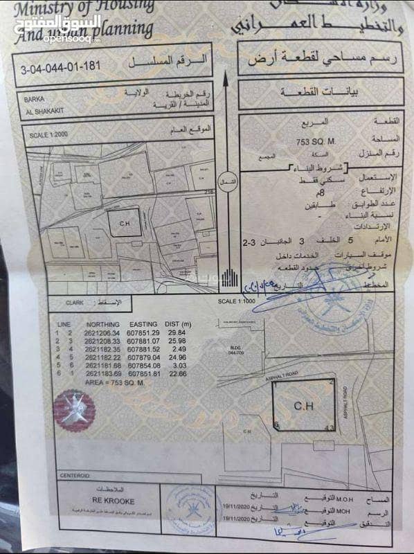 أرض سكنية للبيع في بركاء، الباطنة أرض سكنية للبيع في بركاء، الباطنة