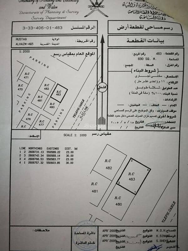 أرض للبيع في الرستاق، الباطنة أرض للبيع في الرستاق، الباطنة