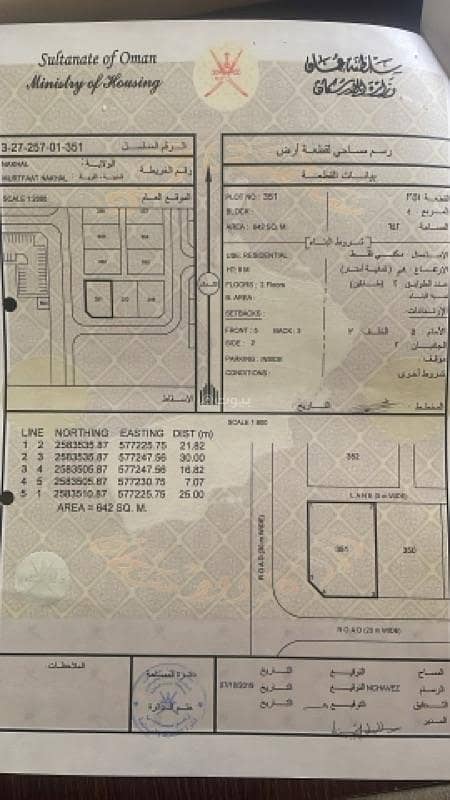أرض سكنية للبيع في نخل، الباطنة أرض سكنية للبيع في نخل، الباطنة